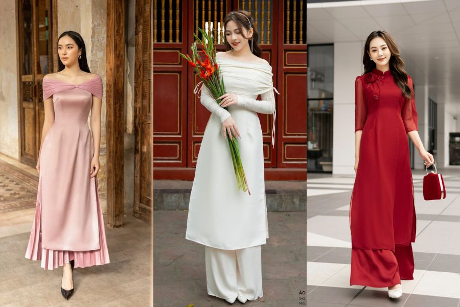 Thiết kế áo dài cách tân mang đến một hơi thở mới mẻ cho ngày Tết