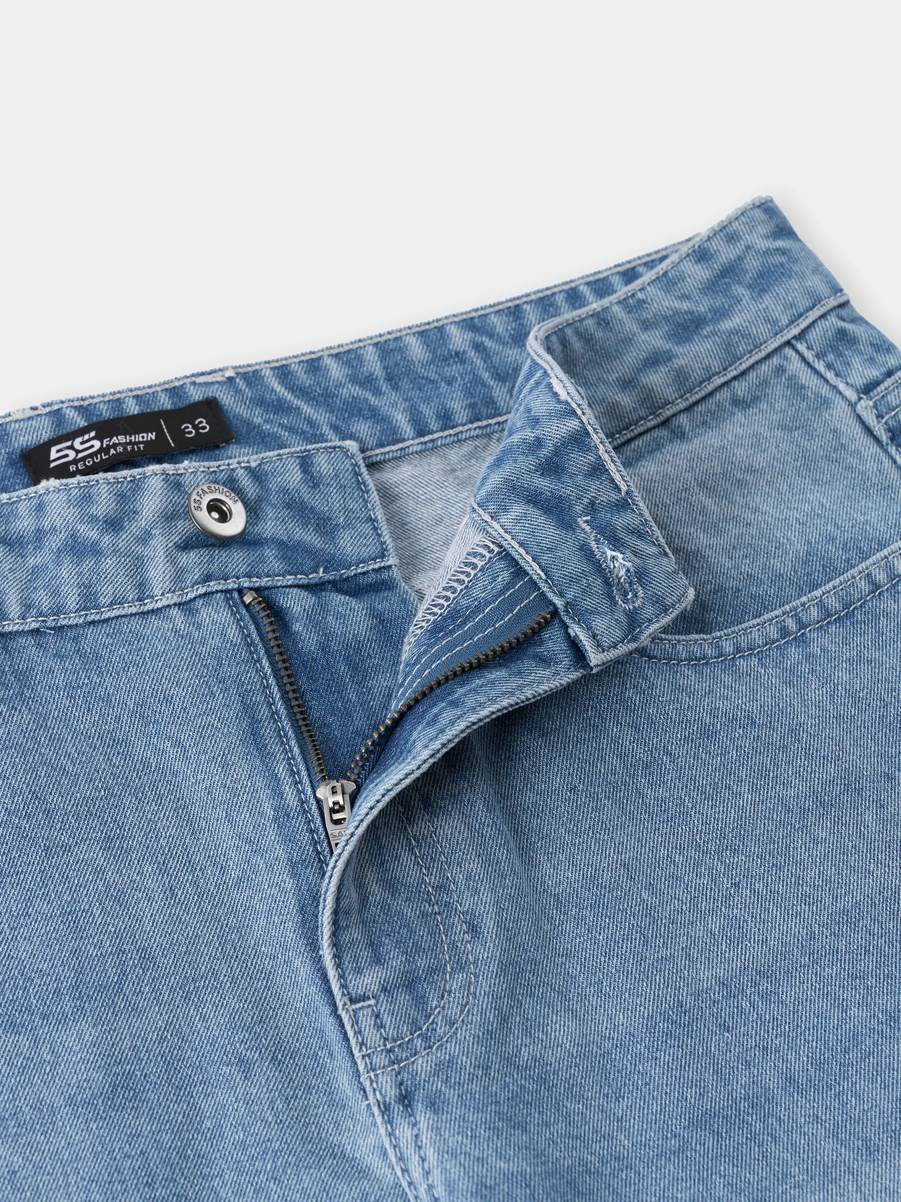 Quần Jean Nam 5S Fashion Phom Regular Basic M0QJE26015