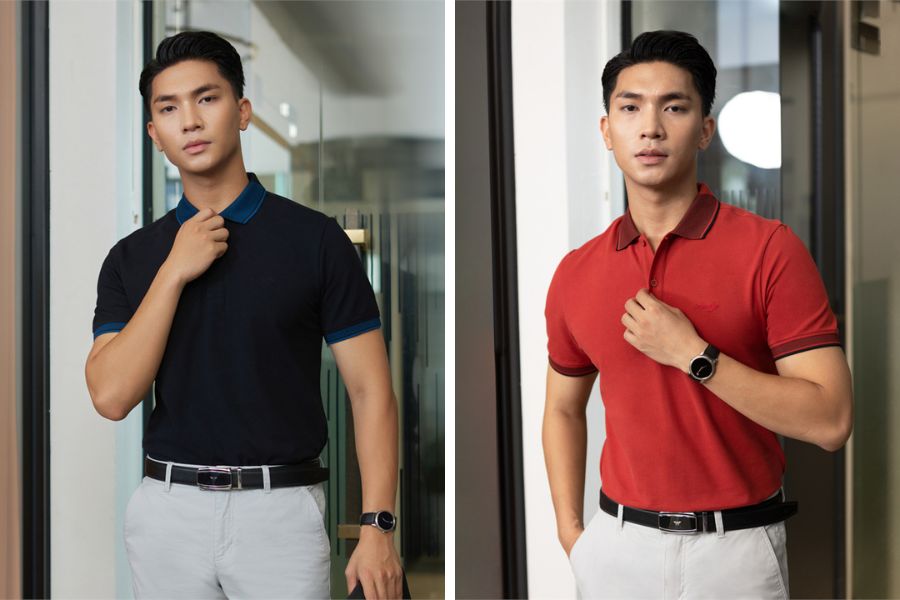  Aristino - Mẫu áo polo oversize nam được yêu chuộng