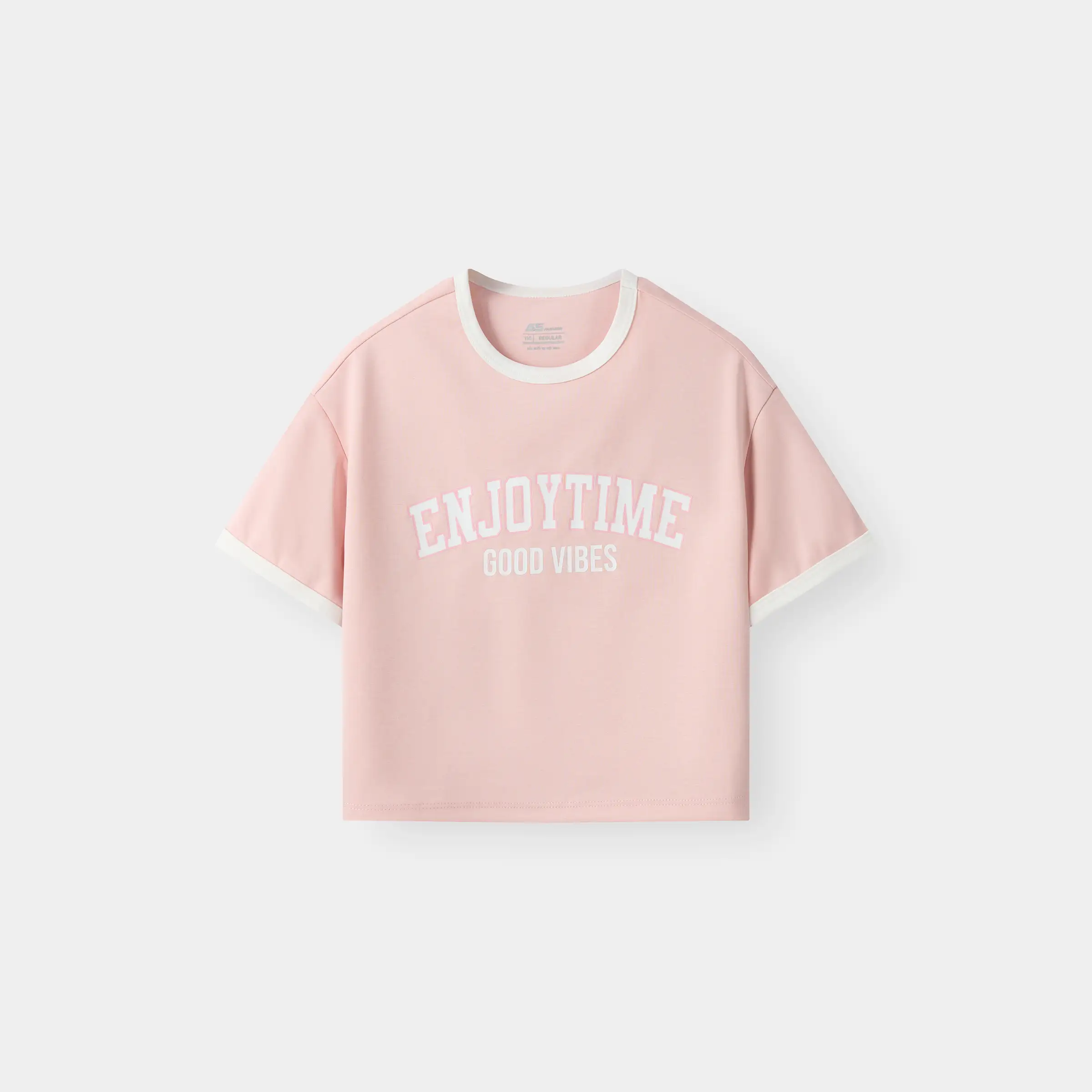 Áo Thun Bé Gái 5S Fashion ENJOYTIME Cotton Phom Regular G0ATS26020