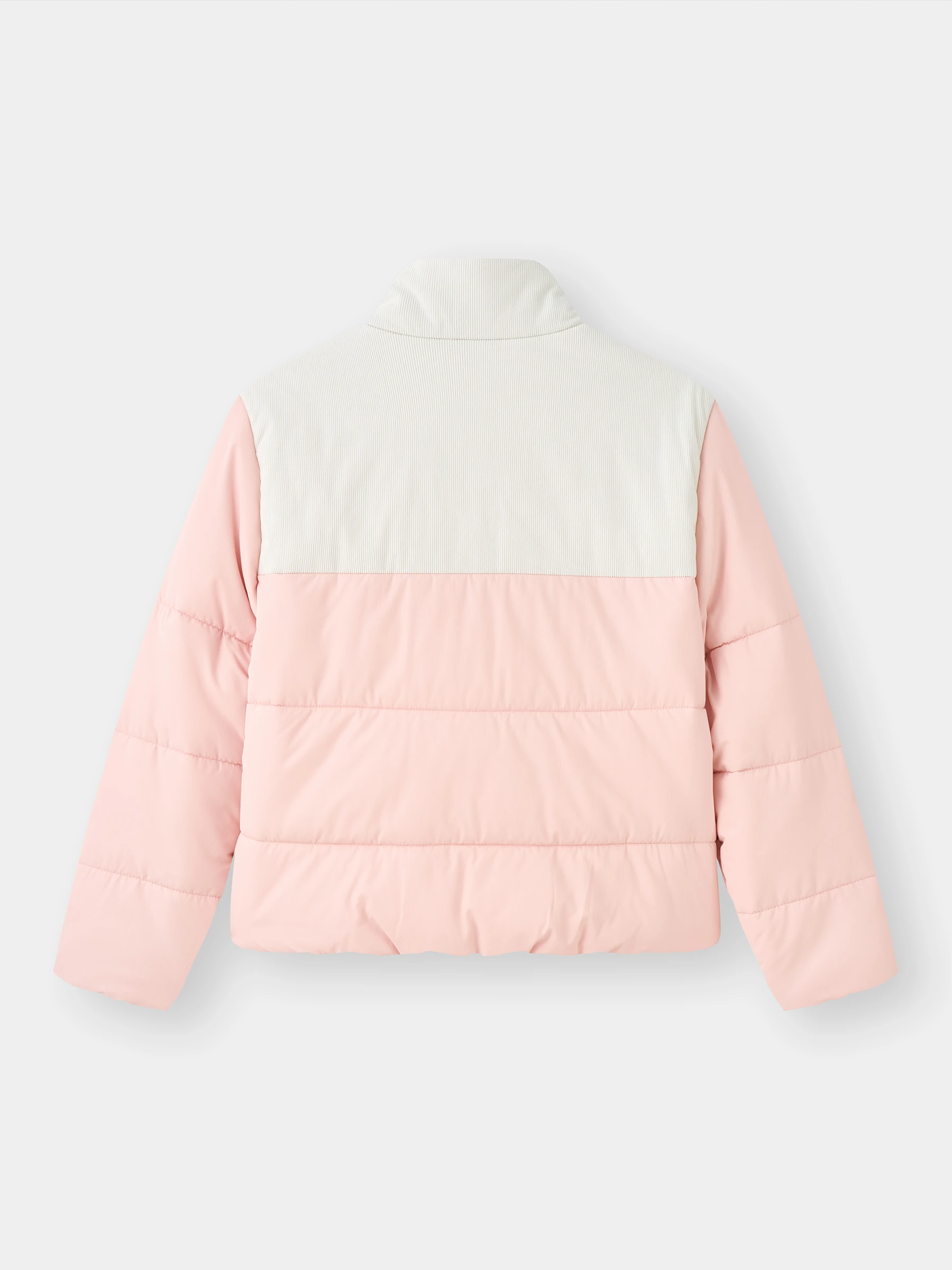 Áo Phao Nữ Can Phối Nhung Cổ Trụ 5S Fashion Phom Slimfit W0PHF25001