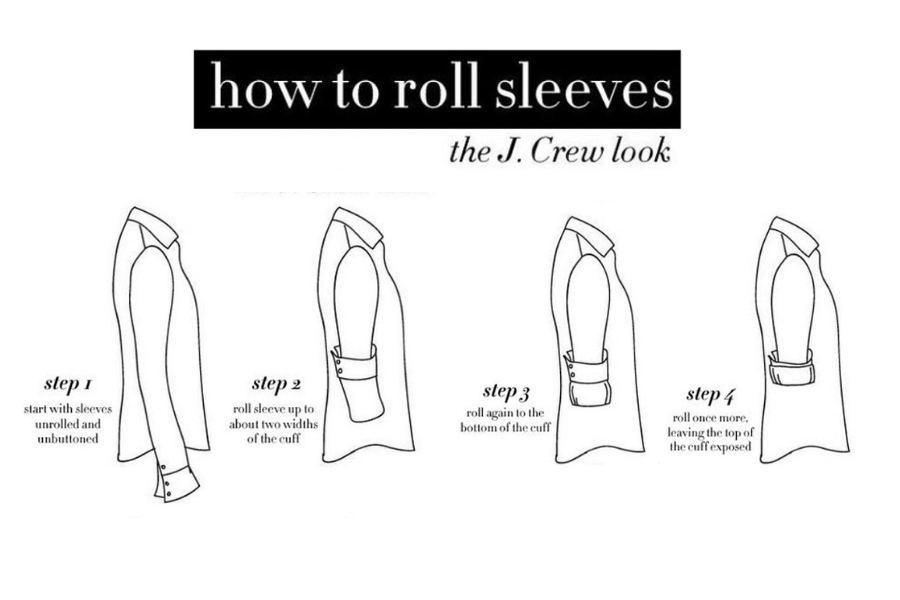 Cách xắn tay áo vest nam kiểu J.Crew mang lại vẻ ngoài thời thượng cho người mặc