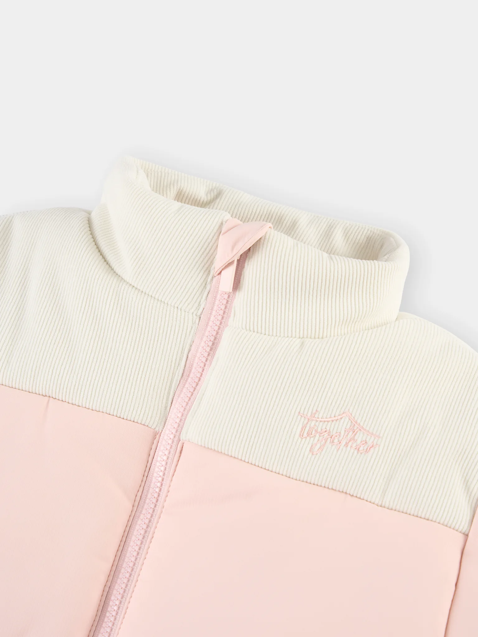 Áo Phao Cho Bé Can Phối Nhung Cổ Trụ 5S Fashion K0PHF25001