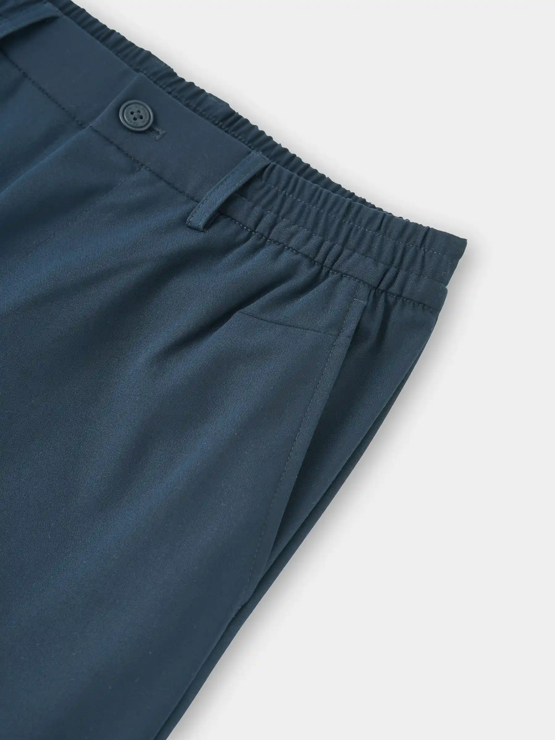 Quần Dài Casual Nam 5S Fashion Cạp Cúc Phối Chun M0QDC25004