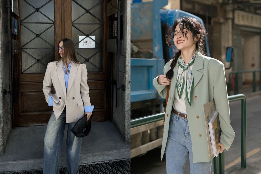 Áo vest - blazer nữ