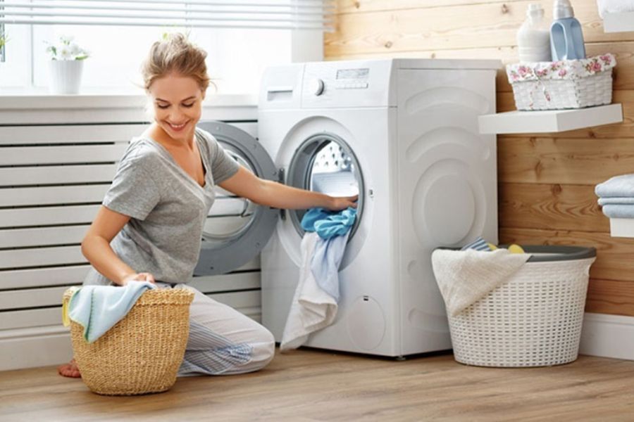 Giặt quần áo vải Linen bằng máy giặt