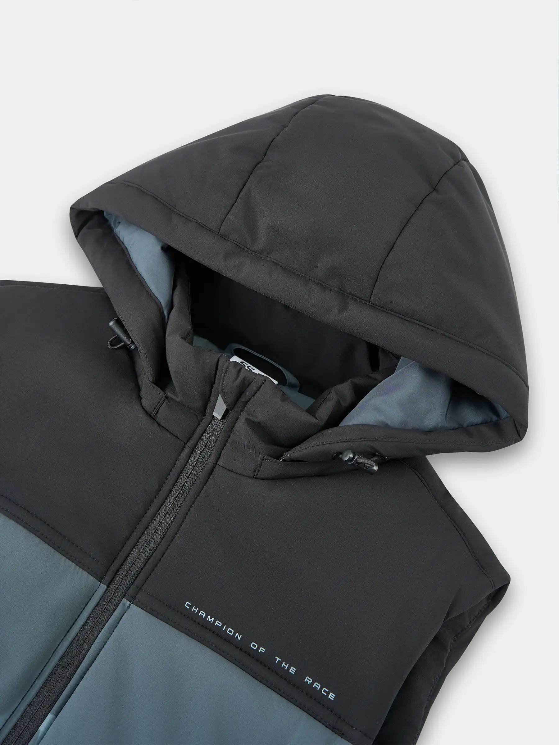 Áo Phao Gile Nam 5S Fashion Can Phối Mũ Tháo Được M0APH25008