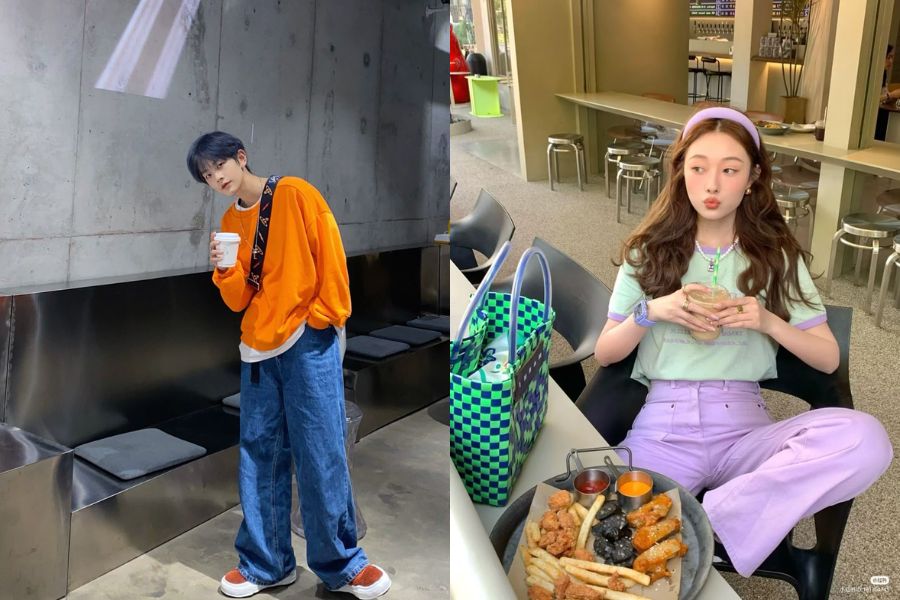 Áp dụng quy tắc phối màu Color-block