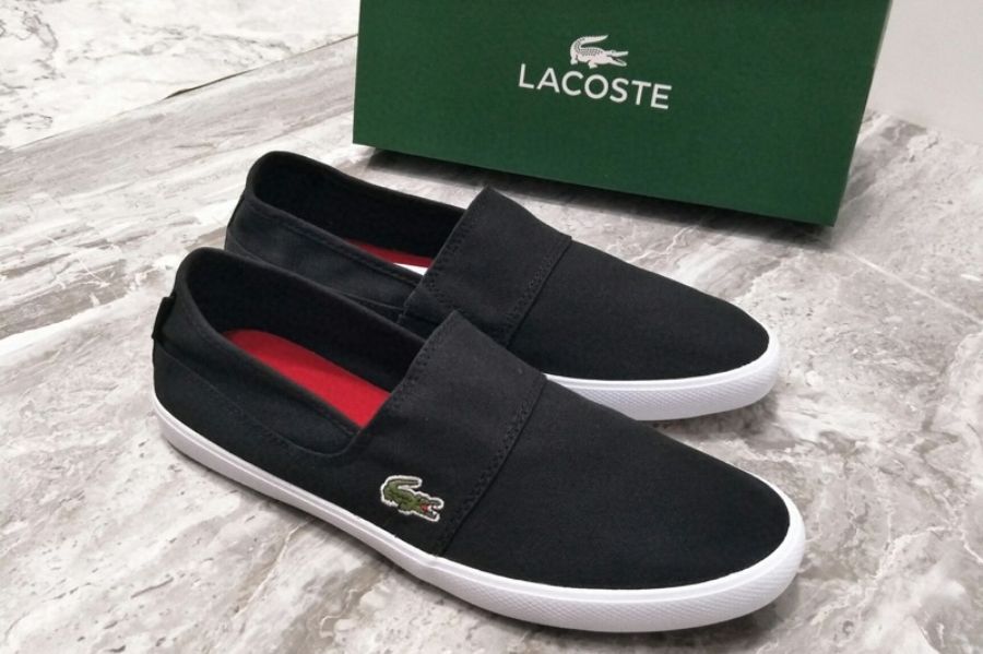 Giày lười vải nam Lacoste chính hãng