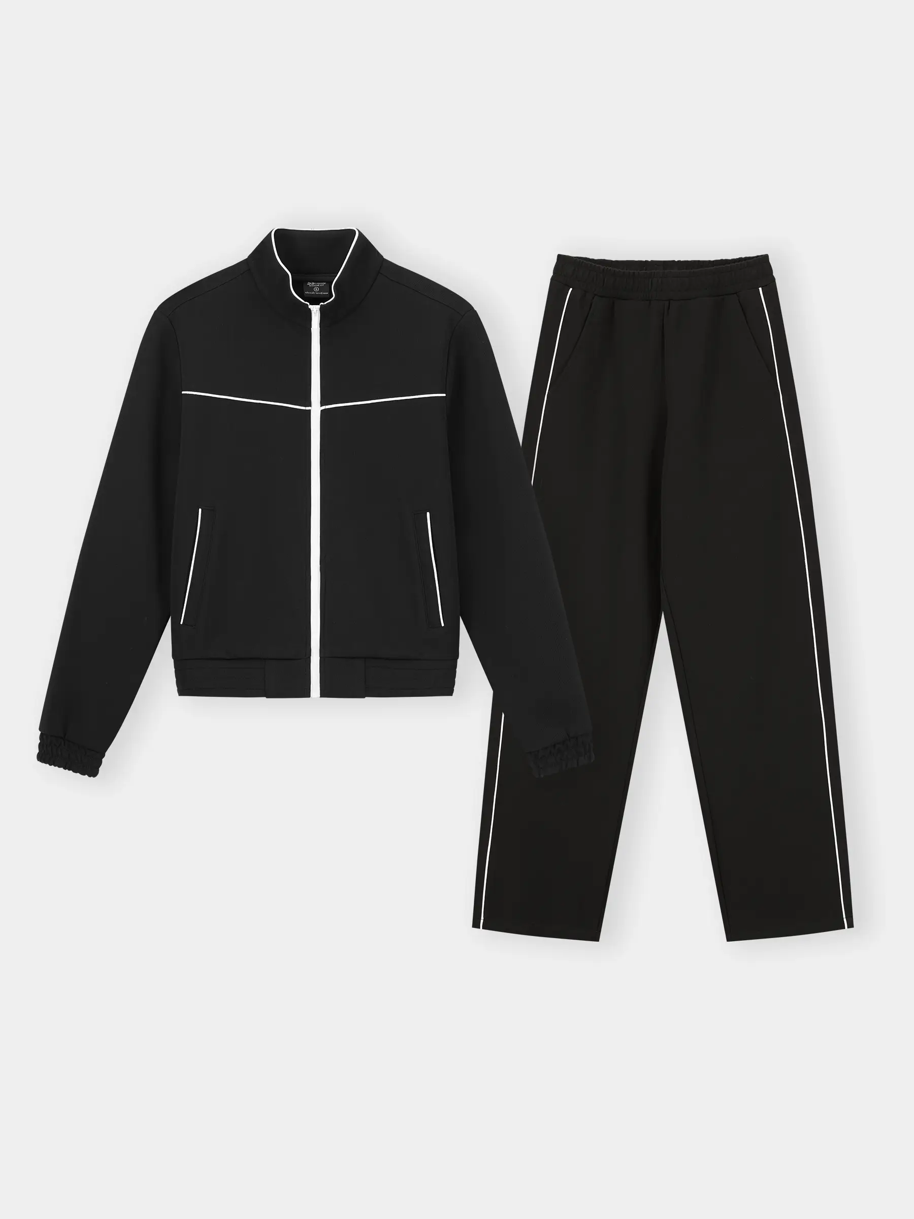 Set Bộ Nỉ Khóa Nữ 5S Fashion Phối Line Phom Regular WBNK25006