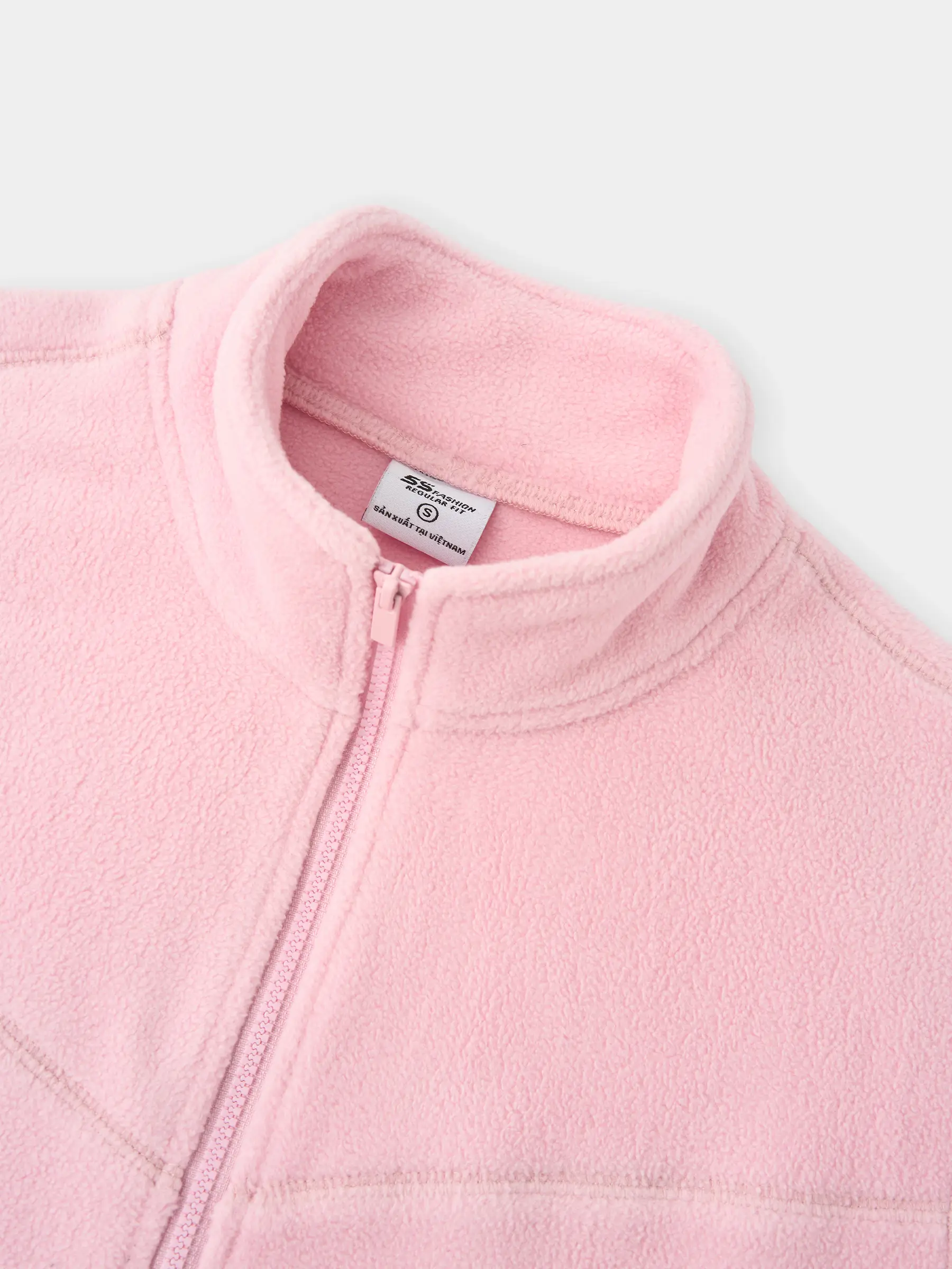 Áo Khoác Lông Nữ 5S Fashion Nhẹ Ấm Phom Regular W0AKH25002