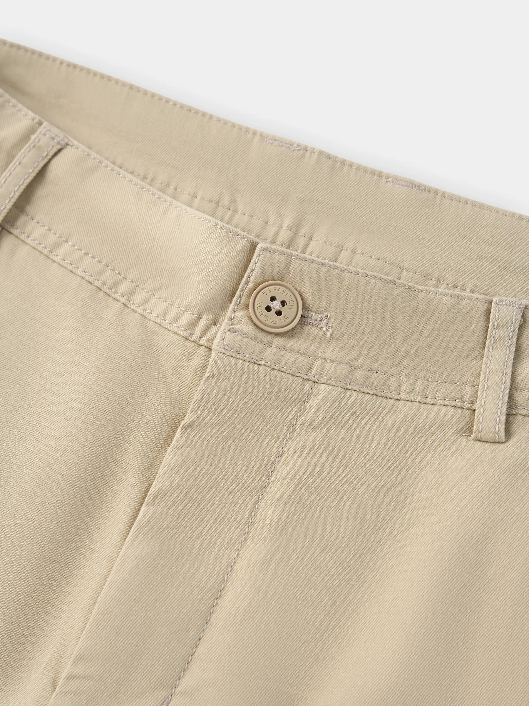 Quần Short Kaki Nam 5S Fashion Chất Cotton Phom Regular M0QSK26012