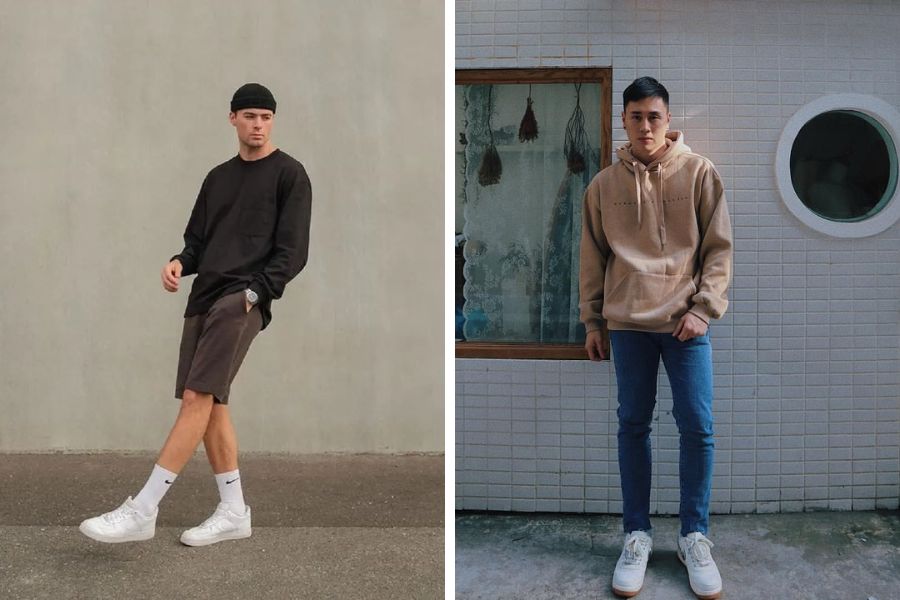 Phối đồ cùng hoodie/sweater