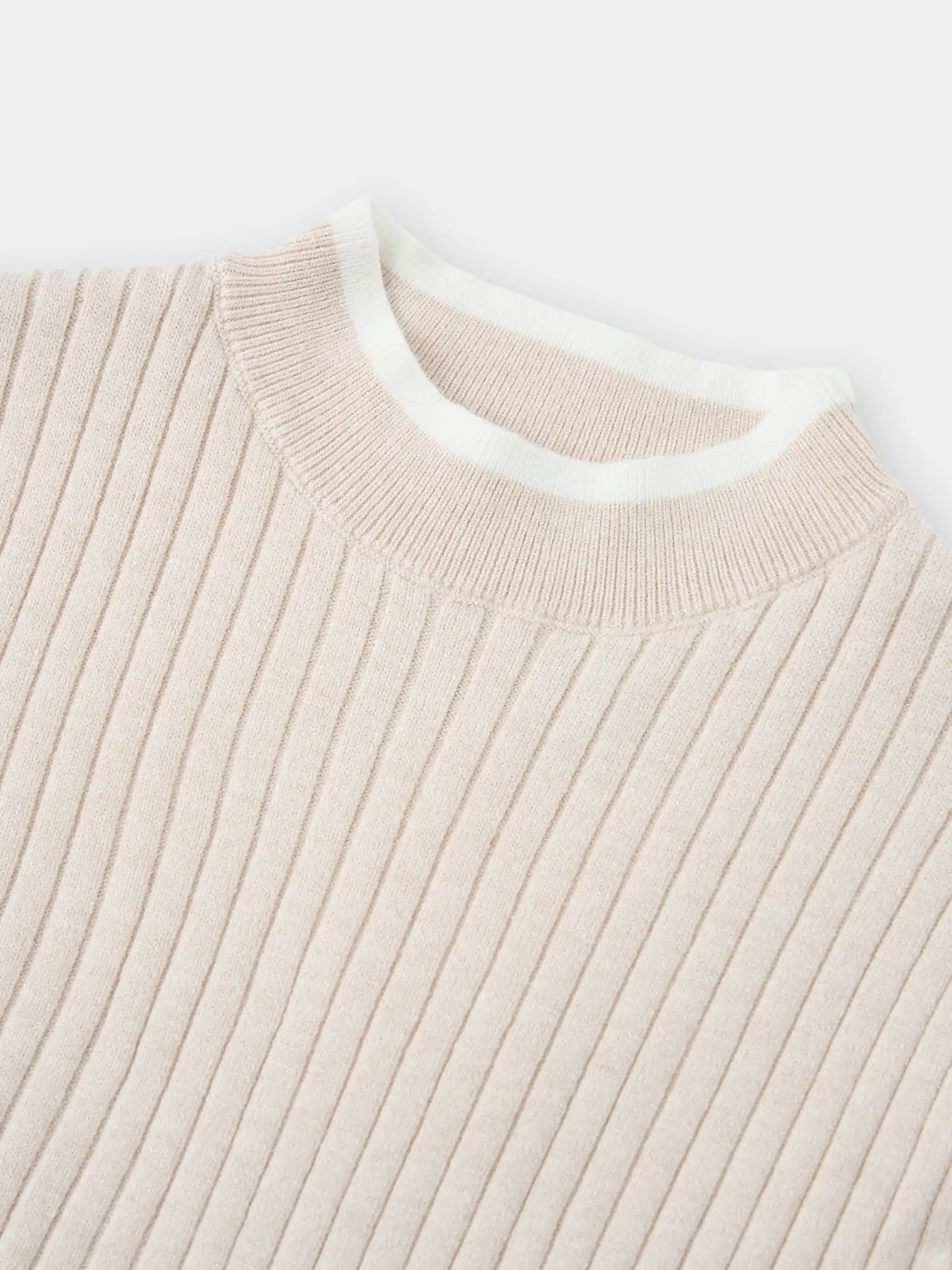 Áo Len Nữ 5S Fashion Cổ Layer Hiệu Ứng Sọc W0ALE25001