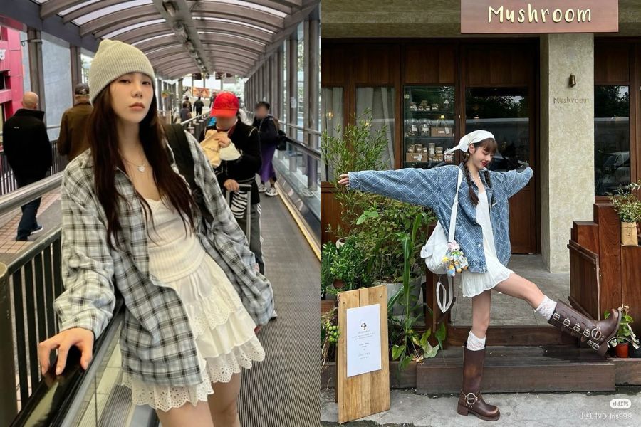 Outfit dịu dàng dành cho các bạn gái nữ tính