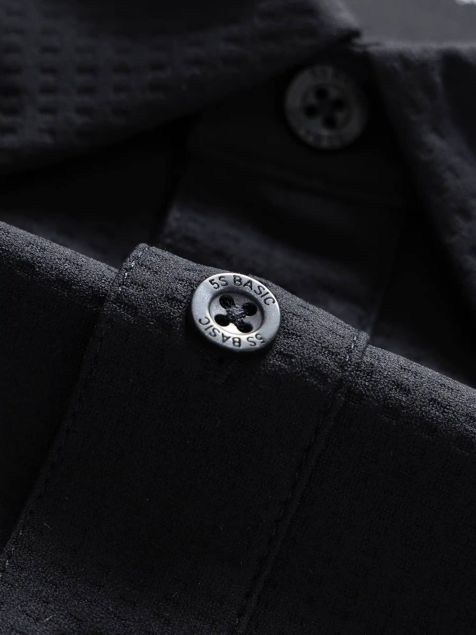 Áo Polo Nam Thể Thao 5S Fashion Dệt Jacquard Slimfit APC25036