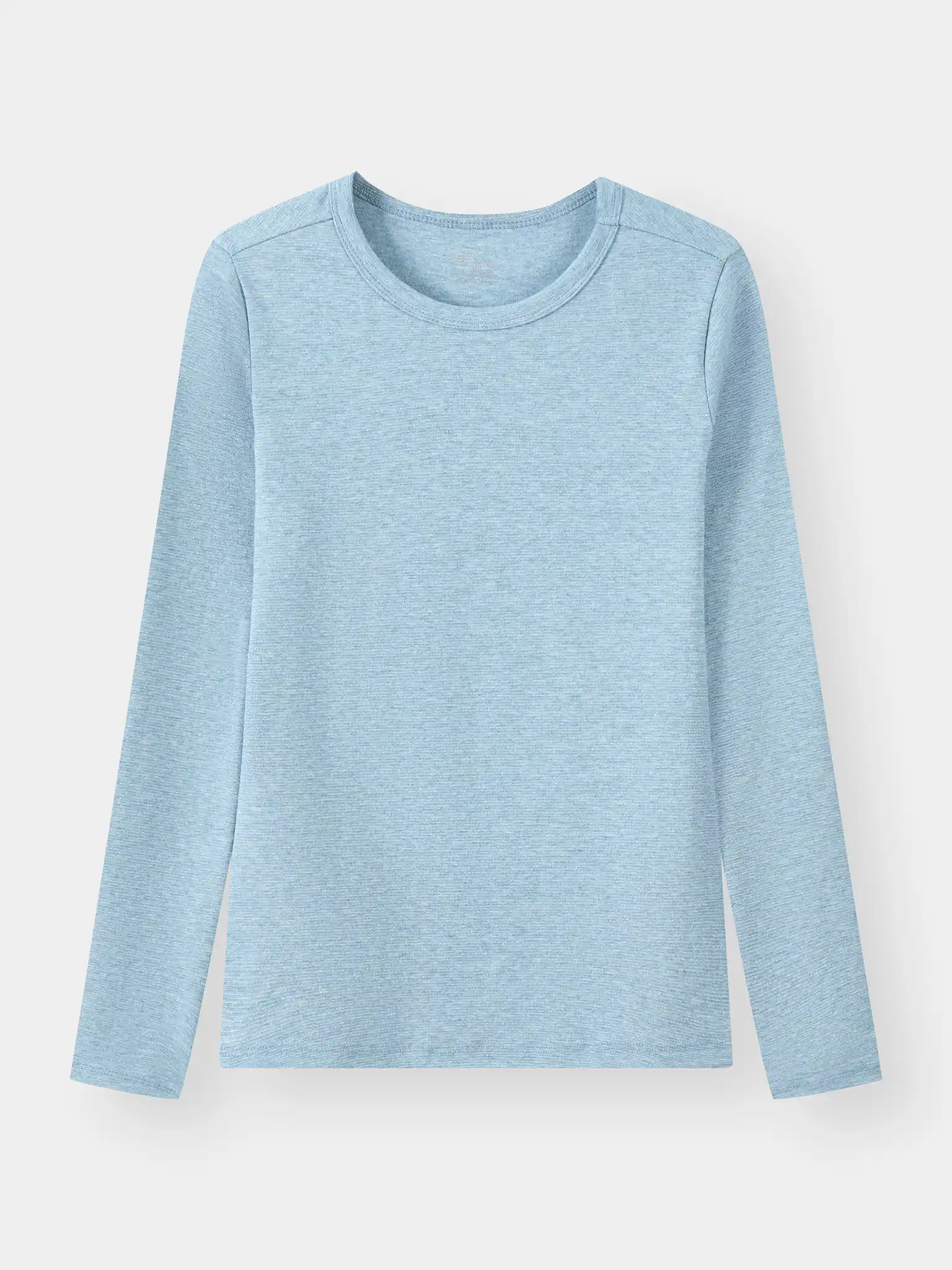 Áo Thun Nữ 5S Fashion Cổ Tròn Vải Hiệu Ứng Melange W0ATH25003