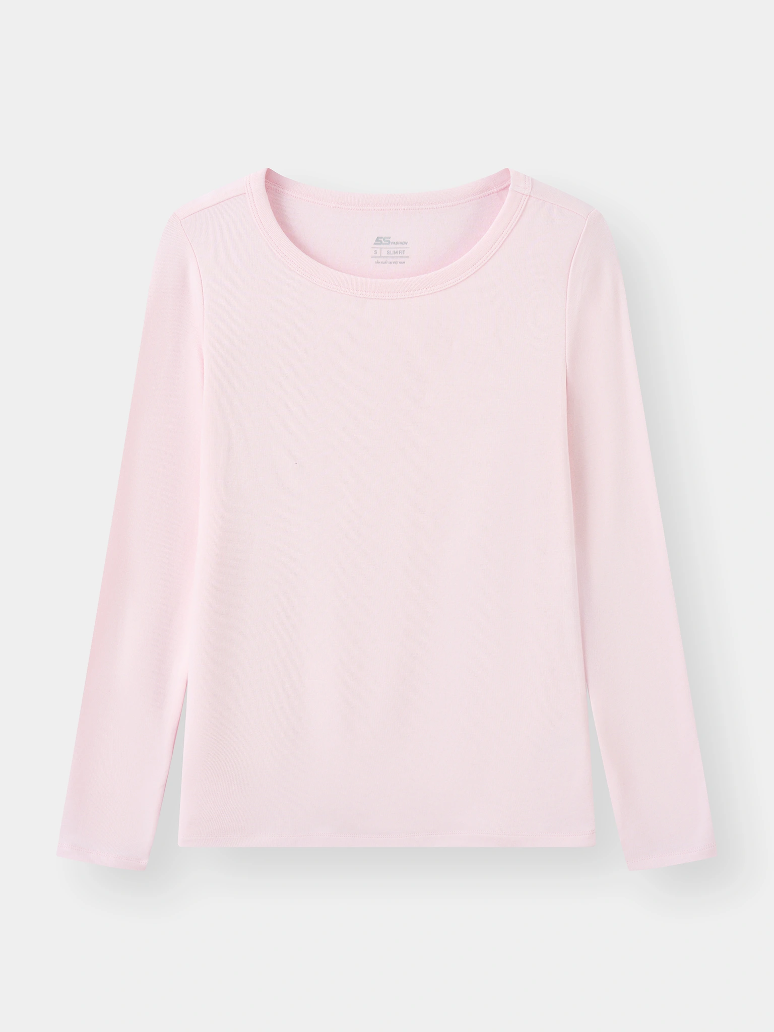 Áo Giữ Nhiệt Nữ Cổ Tròn 5S Fashion Trơn Giữ Ấm Tốt W0AGN25010