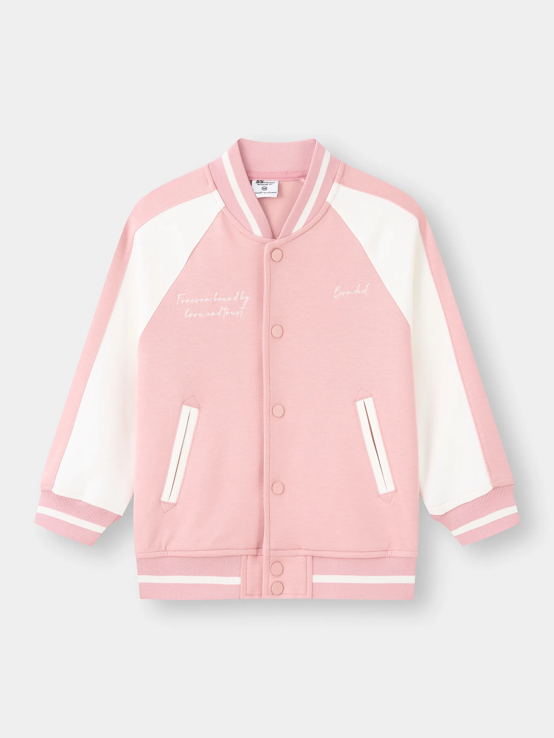 Áo Khoác Bomber Bé Trai Bé Gái 5S Fashion Vải Nỉ K0ABF25001