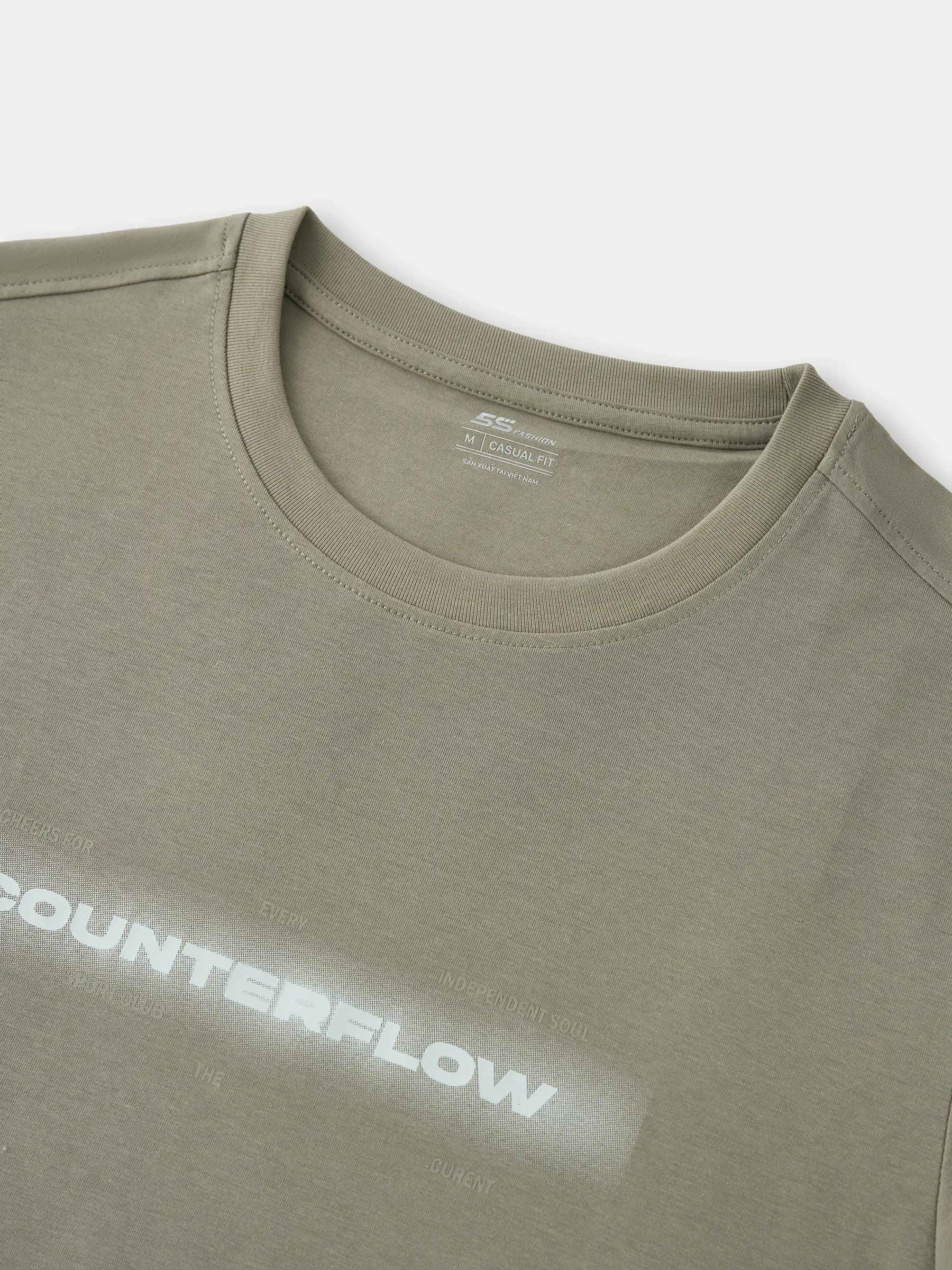 Áo Thun Nam COUNTERFLOW TEE 5S FASHION Chất Cotton M0ATS26015