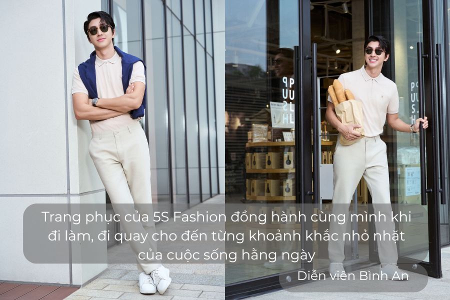 Chia sẻ của Diễn viên Bình An về việc lựa chọn trang phục 5S Fashion
