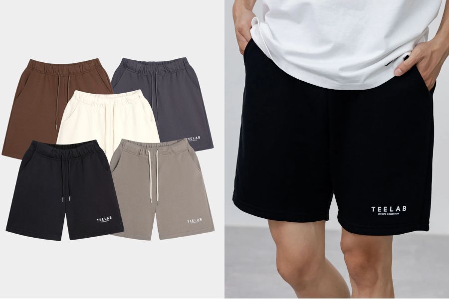 Teelab là thương hiệu của quần short nam Local Brand  giá hạt dẻ