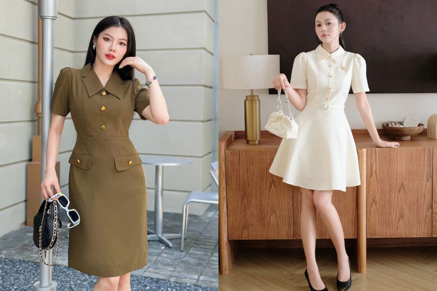 Đầm dáng chữ A giúp chị em che gọn mọi khuyết điểm