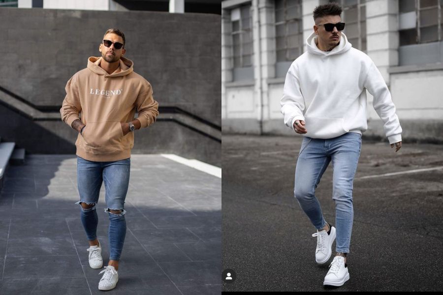 Áo hoodie và quần jean là trang phục được giới trẻ toàn cầu ưa chuộng