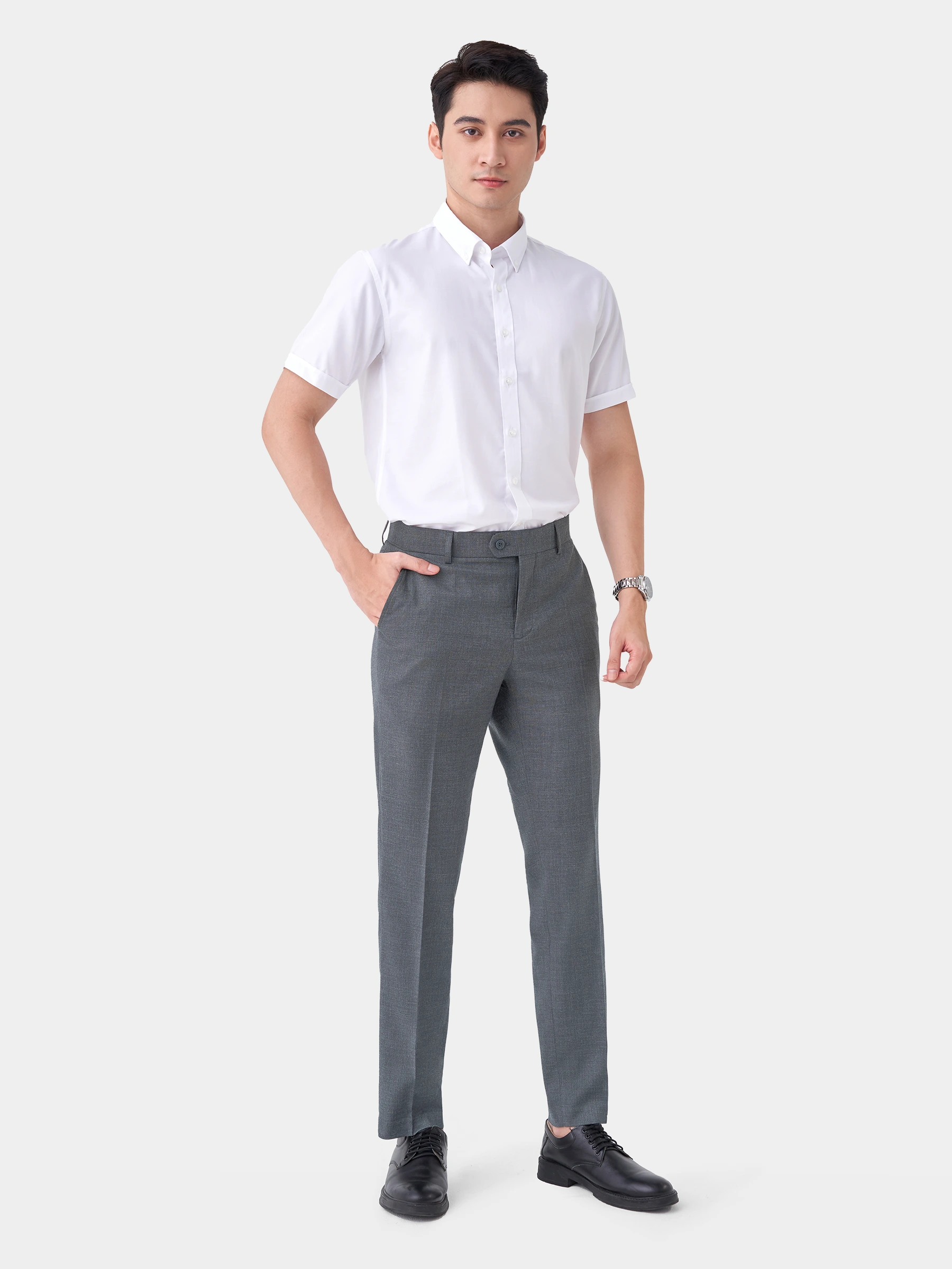 Quần Tây Nam 5S Fashion Form Regular Fit QAU23008