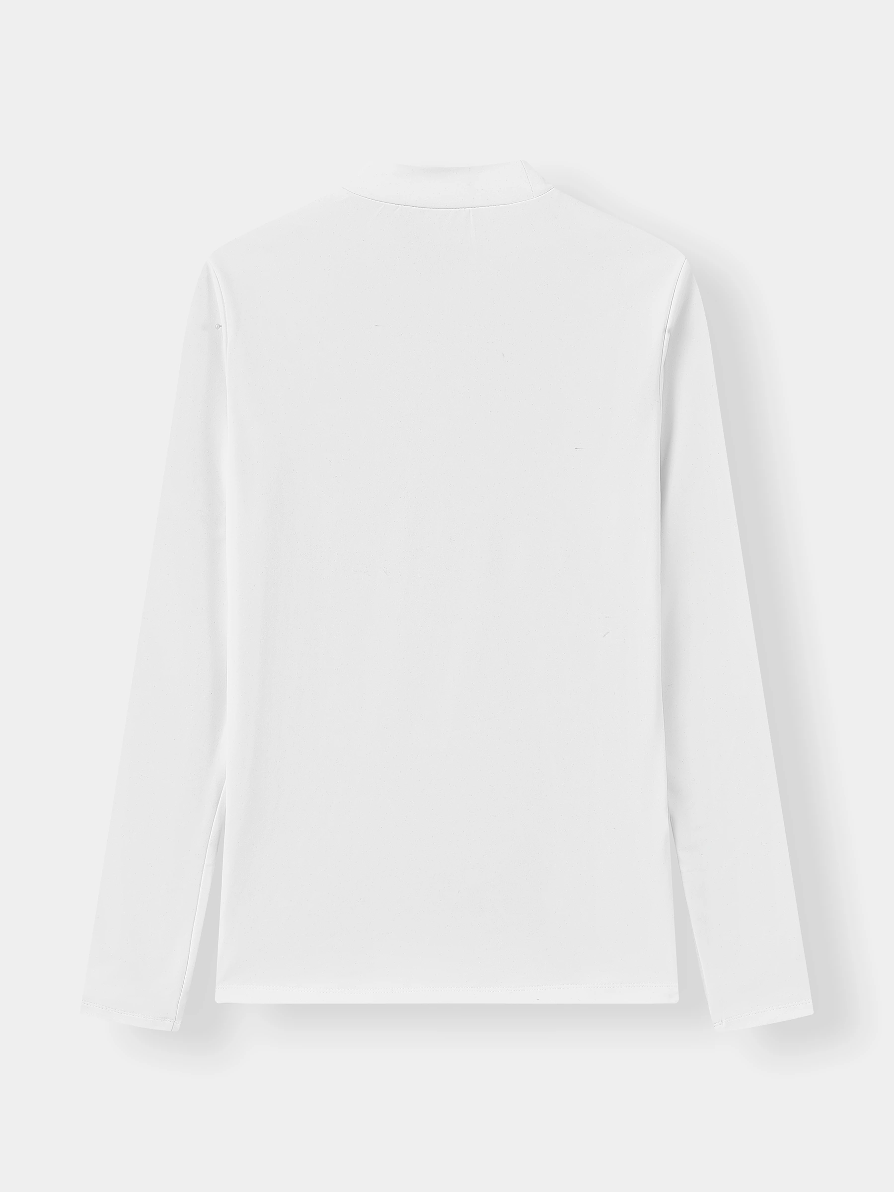 Áo Giữ Nhiệt Nữ HEAT-TECH Extra-warm 5S FASHION Cổ 3 Phân Lót Bông Nỉ W0AGN25011