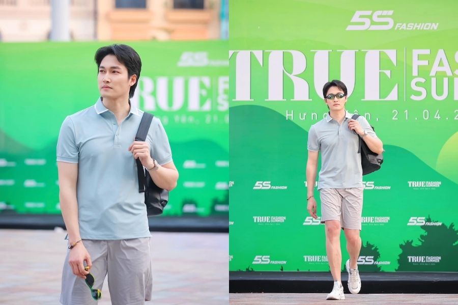 Diễn viên Đình Tú thanh lịch trong BST “True Office” của 5S Fashion