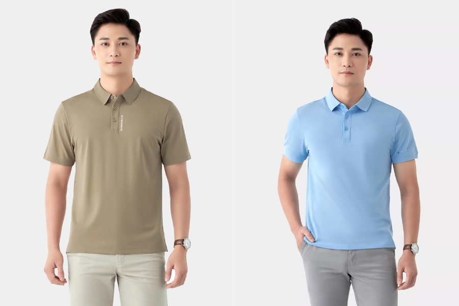 Mẫu áo polo basic nam 5S Fashion