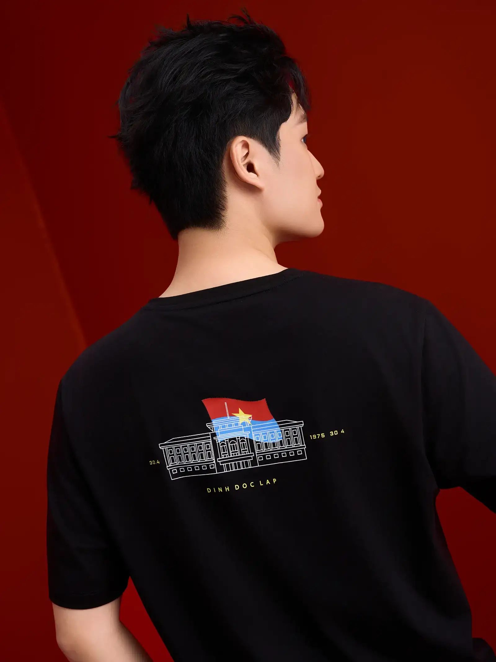 Áo Thun Việt Nam 5S FASHION Unisex Chất Cotton U0ATS26050