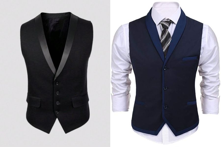 Ảnh 7: Các loại áo vest nam dự tiệc thường có ve áo phủ satin