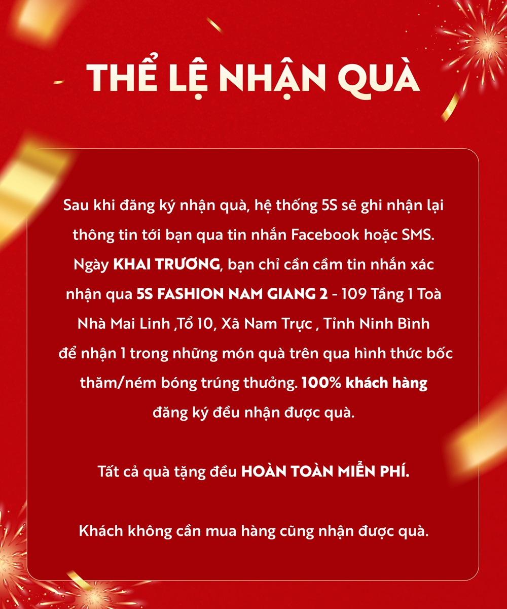 Khai trương 5S Fashion Nam Giang 2