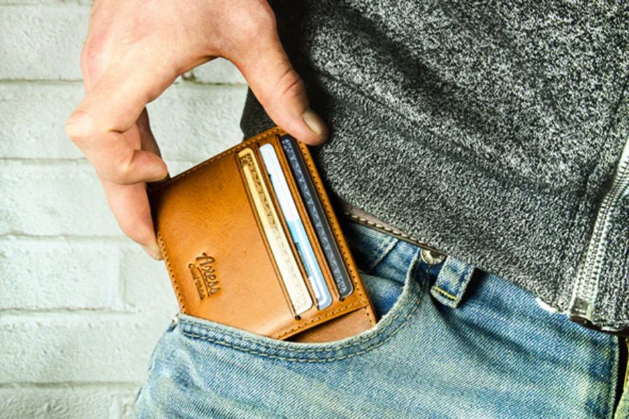 Chuyển ví sang túi trước