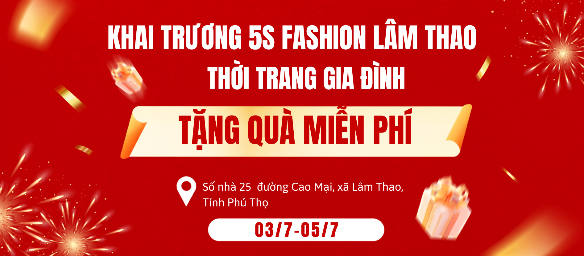 Khai trương 5S Fashion kim thành