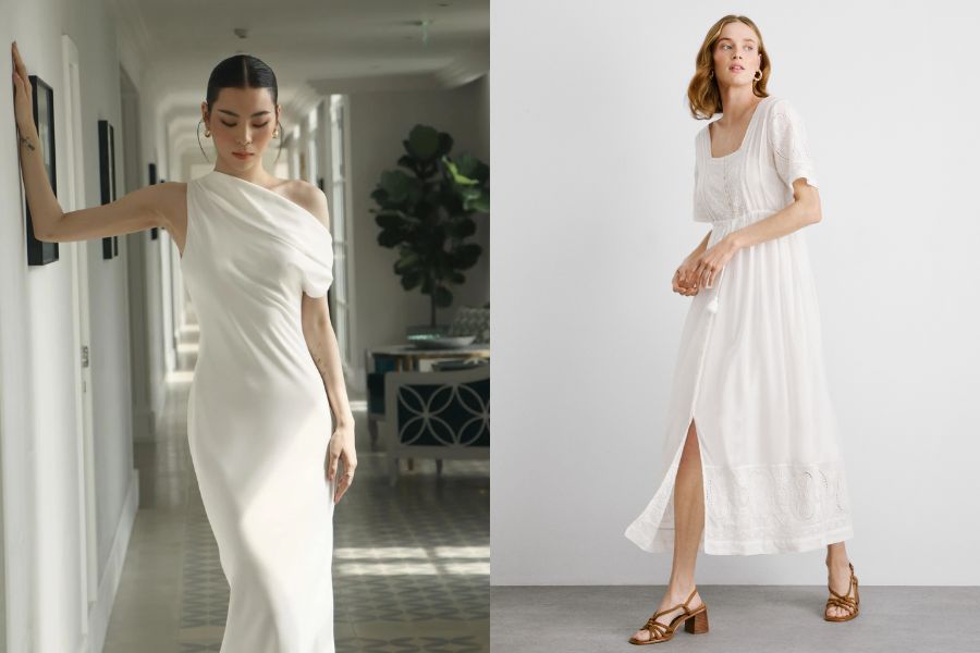 Phối Cloud Dancer với phụ kiện ánh kim