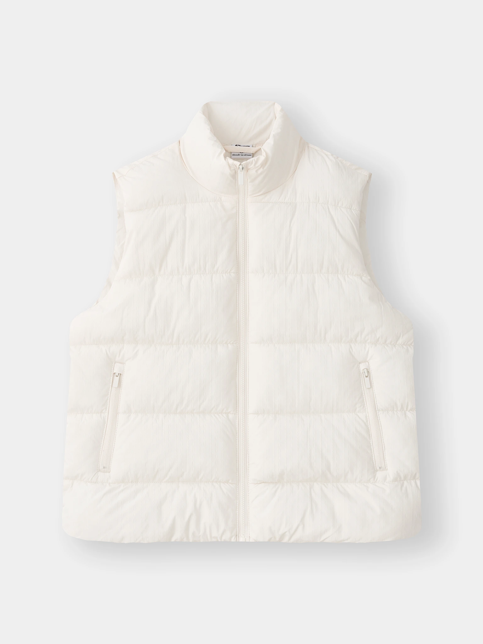 Áo Khoác Phao Gile 5S FASHION Vải Hiệu Ứng Cao Cấp W0APH25006