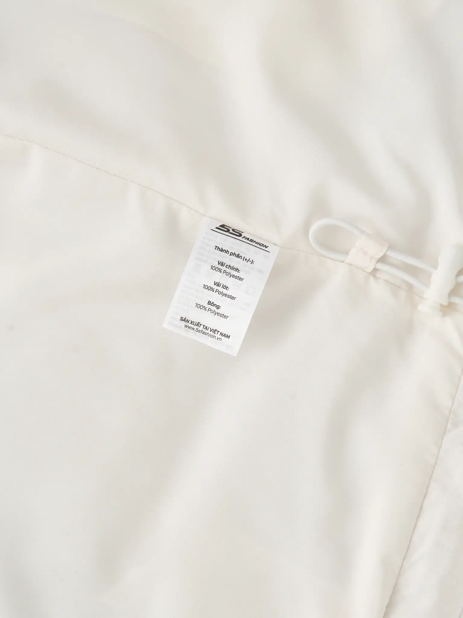 Áo Khoác Phao Gile 5S FASHION Vải Hiệu Ứng Cao Cấp W0APH25006