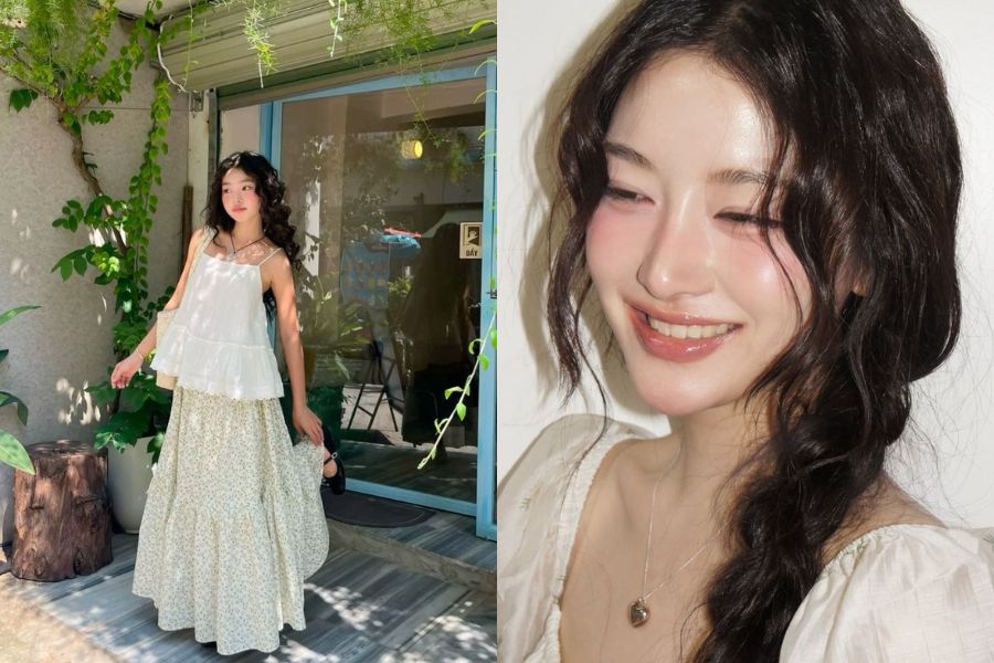 tông makeup và kiểu tóc phong cách coquette