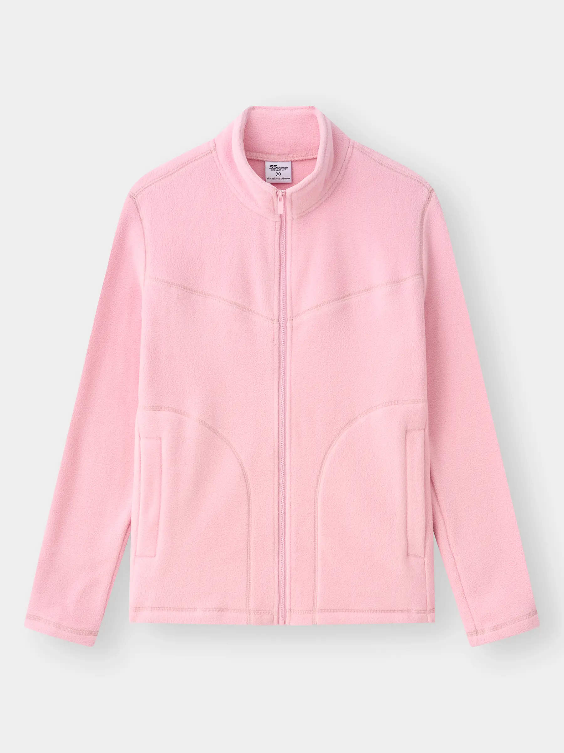 Áo Khoác Lông Nữ 5S Fashion Nhẹ Ấm Phom Regular W0AKH25002