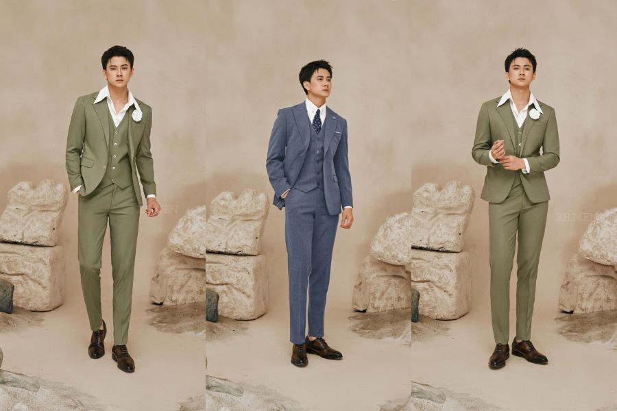 Bộ vest thanh lịch cho ngày cưới tại Phi Yến