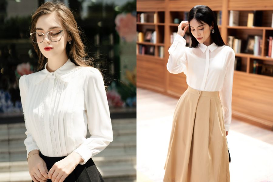 áo sơ mi cổ đức