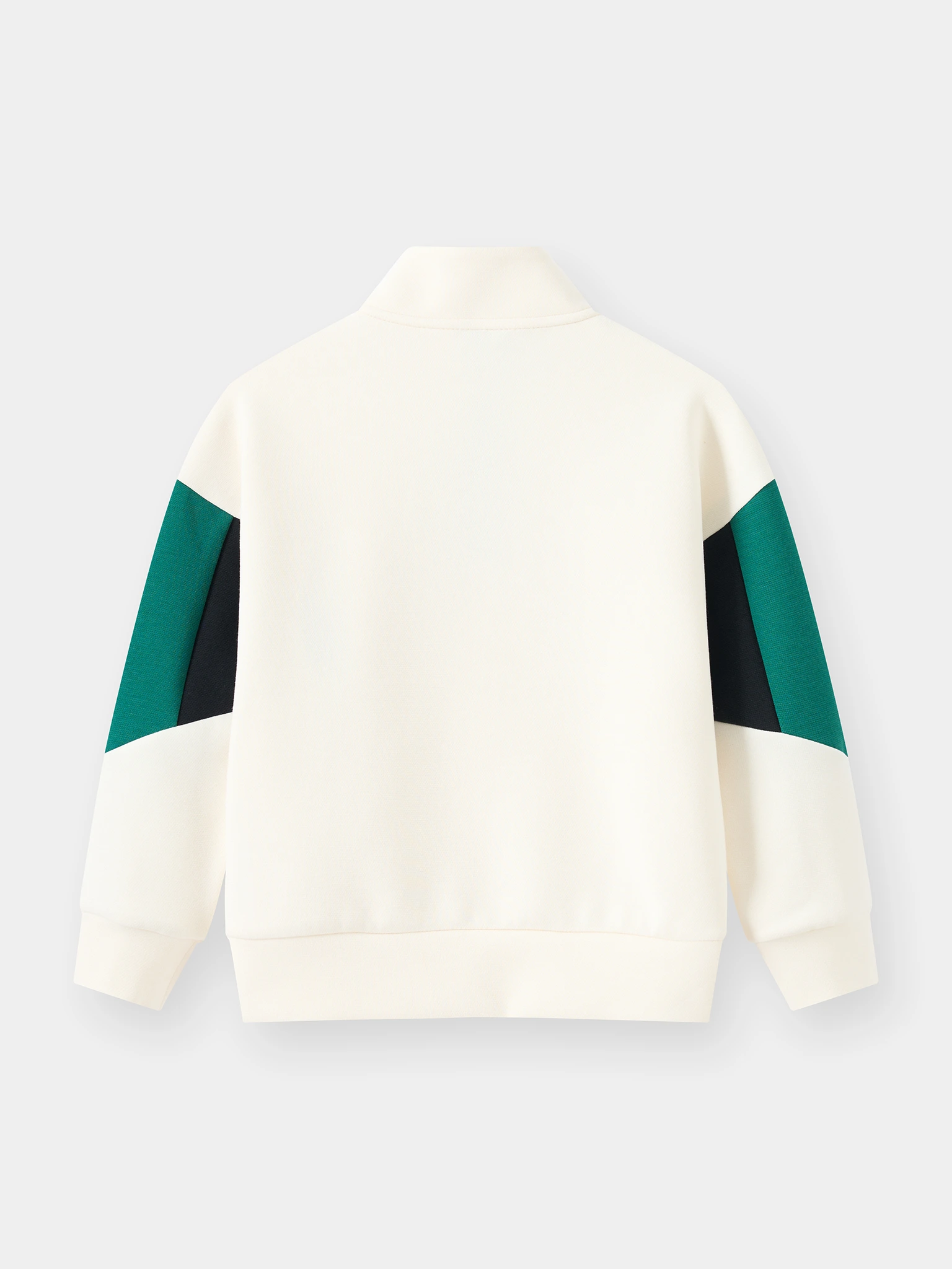 Áo Nỉ Bé Trai 5S Fashion Cổ Khóa Can Phối Phom Regular BBANI25009