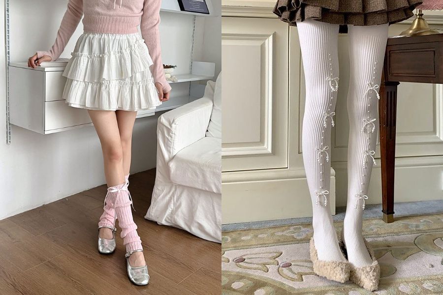 Item này giúp tổng thể outfit trông mềm mại và có điểm nhấn hơn hẳn