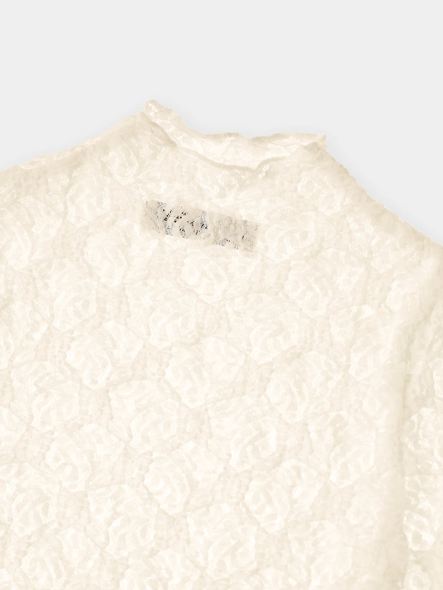 Áo Thun Ren Bé Gái Dài Tay 5S Fashion Cổ Bèo G0ATH25005