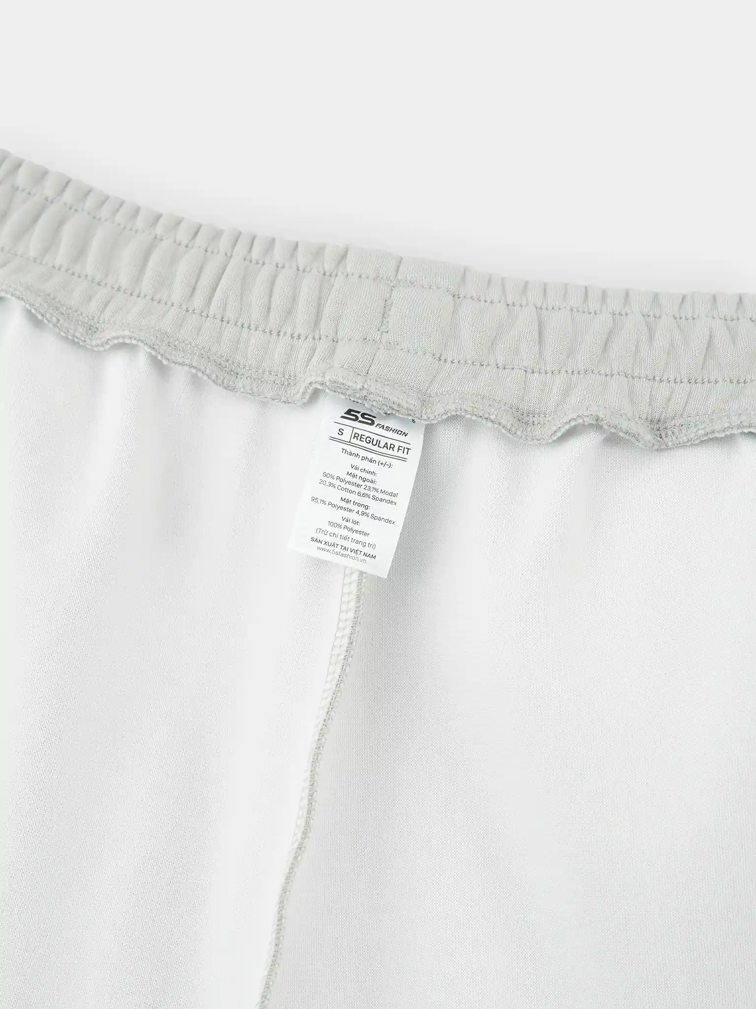 Bộ Nỉ Khóa Nữ 5S Fashion Phối Line Thể Thao Phom Regular WBNK25008