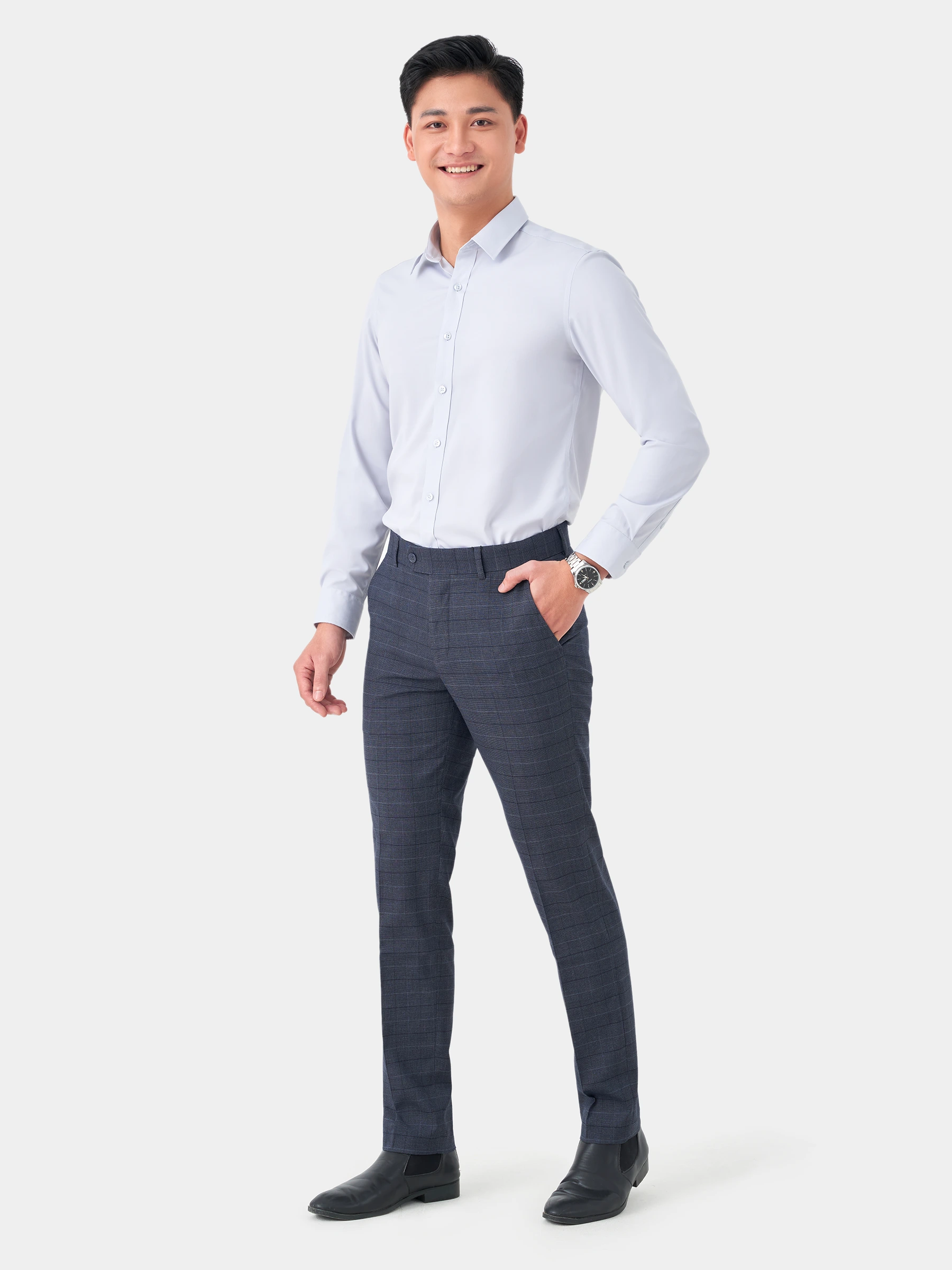 Quần Tây Nam 5S Fashion Slim Fit QAU23061