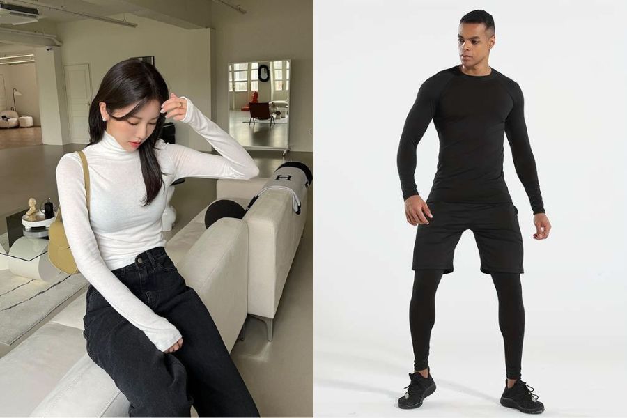 Chọn áo giữ nhiệt để phối đồ mùa Đông